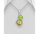 La Preciada - 925 Sterling Silver Pendant, Decorated with Gemstones