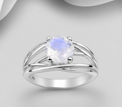 La Preciada - 925 Sterling Silver Ring, Decorated with Various Gemstones