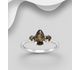 La Preciada - 925 Sterling Silver Ring, Decorated with Gemstones