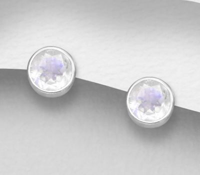 Şəkli böyütmək üçün tiklayın La Preciada - 925 Sterling Silver Push-Back Earrings, Decorated with Various Gemstones