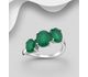 La Preciada - 925 Sterling Silver Ring, Decorated with Various Gemstones