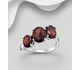 La Preciada - 925 Sterling Silver Ring, Decorated with Various Gemstones