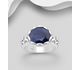 La Preciada - 925 Sterling Silver Ring, Decorated with Various Gemstones