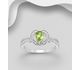La Preciada - 925 Sterling Silver Heart Ring, Decorated with Various Gemstones and CZ Simulated Diamonds