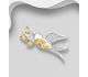 925 Sterling Silver Bird Brooch, Decorated with CZ Simulated Diamonds and Gemstones