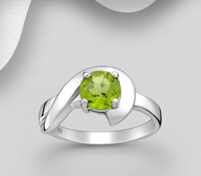 Şəkli böyütmək üçün tiklayın 925 Sterling Silver Ring, Decorated with Various Gemstones