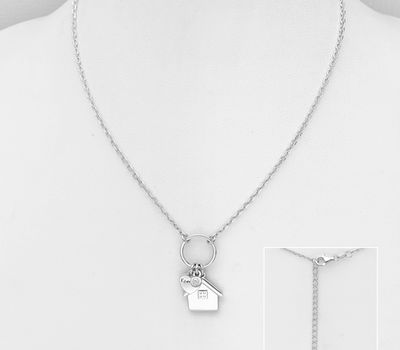925 Sterling Silver Necklace Featuring 