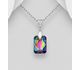 Sparkle by 7K - 925 Sterling Silver Pendant, Decorated with Fine Austrian Crystal and CZ Simulated Diamonds