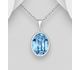 Sparkle by 7K - 925 Sterling Silver Pendant Decorated with Fine Austrian Crystal