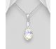 Sparkle by 7K - 925 Sterling Silver Pendant Decorated with Fine Austrian Crystal