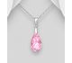 Sparkle by 7K - 925 Sterling Silver Pendant Decorated with Fine Austrian Crystal