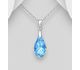 Sparkle by 7K - 925 Sterling Silver Pendant Decorated with Fine Austrian Crystal