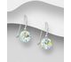 Sparkle by 7K - 925 Sterling Silver Hook Earrings Decorated with Fine Austrian Crystals