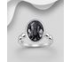 Sparkle by 7K - 925 Sterling Silver Ring Decorated with Fine Austrian Crystal