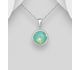 Sparkle by 7K - 925 Sterling Silver Pendant Decorated with Fine Austrian Crystal
