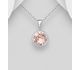 Sparkle by 7K - 925 Sterling Silver Pendant Decorated with Fine Austrian Crystal