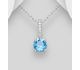 Sparkle by 7K - 925 Sterling Silver Pendant, Decorated With CZ Simulated Diamonds and Fine Austrian Crystal