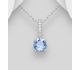 Sparkle by 7K - 925 Sterling Silver Pendant, Decorated With CZ Simulated Diamonds and Fine Austrian Crystal