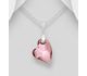 Sparkle by 7K - 925 Sterling Silver Heart Pendant, Decorated With CZ Simulated Diamonds and Fine Austrian Crystal