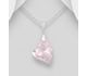 Sparkle by 7K - 925 Sterling Silver Heart Pendant, Decorated With CZ Simulated Diamonds and Fine Austrian Crystal