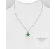Sparkle by 7K - 925 Sterling Silver Star Necklace Decorated with Fine Austrian Crystal