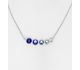 Sparkle by 7K - 925 Sterling Silver Necklace Decorated with Fine Austrian Crystals
