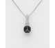 Sparkle by 7K - 925 Sterling Silver Necklace, Decorated with Fine Austrian Crystal and CZ Simulated Diamond