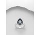 Sparkle by 7K - 925 Sterling Silver Ring Decorated with Fine Austrian Crystal