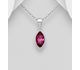 Sparkle by 7K - 925 Sterling Silver Pendant Decorated with Fine Austrian Crystal