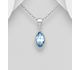 Sparkle by 7K - 925 Sterling Silver Pendant Decorated with Fine Austrian Crystal