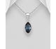 Sparkle by 7K - 925 Sterling Silver Pendant Decorated with Fine Austrian Crystal