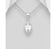 Sparkle by 7K - 925 Sterling Silver Pendant Decorated with Fine Austrian Crystal