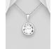 Sparkle by 7K - 925 Sterling Silver Pendant Decorated with Fine Austrian Crystal