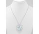 Sparkle by 7K - 925 Sterling Silver Heart Necklace Decorated with CZ Simulated Diamonds and Fine Austrian Crystal