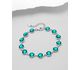 Sparkle by 7K - 925 Sterling Silver Bracelet Decorated with Fine Austrian Crystals