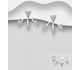 925 Sterling Silver Pyramid Jacket Earrings, Decorated with CZ Simulated Diamonds