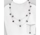 925 Sterling Silver Layered Necklace, Beaded with Freshwater Pearls